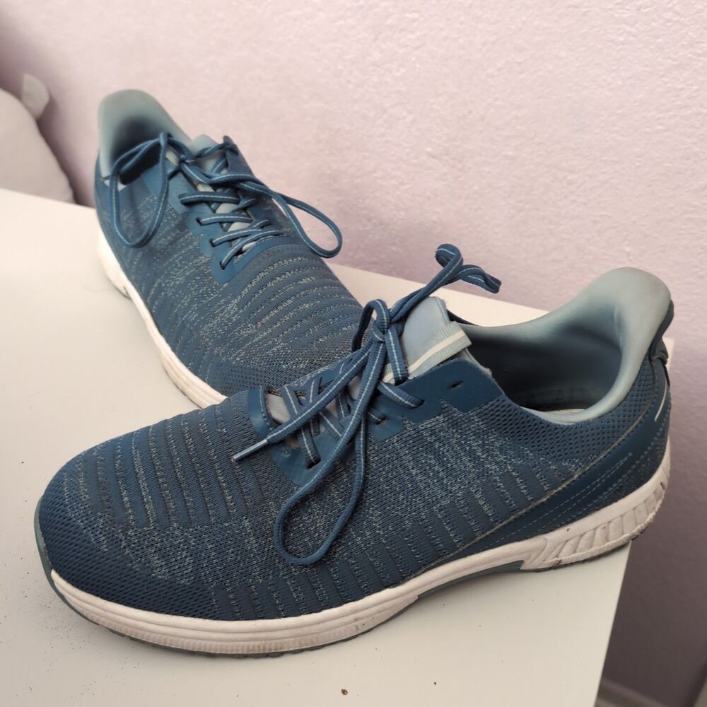 Orthofeet Yari Comfort Shoes Sneakers Mens Size 12 2E Wide Blue Shoes No Insoles
